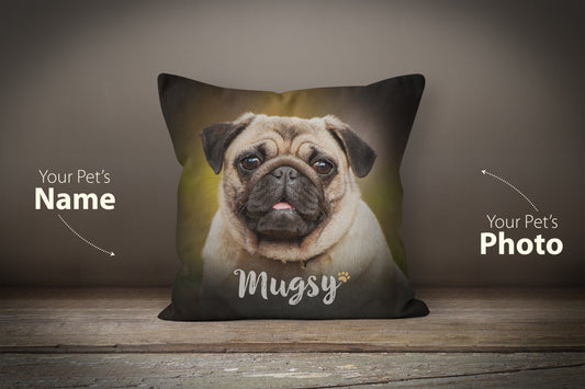 Custom Pet Photo Pillow