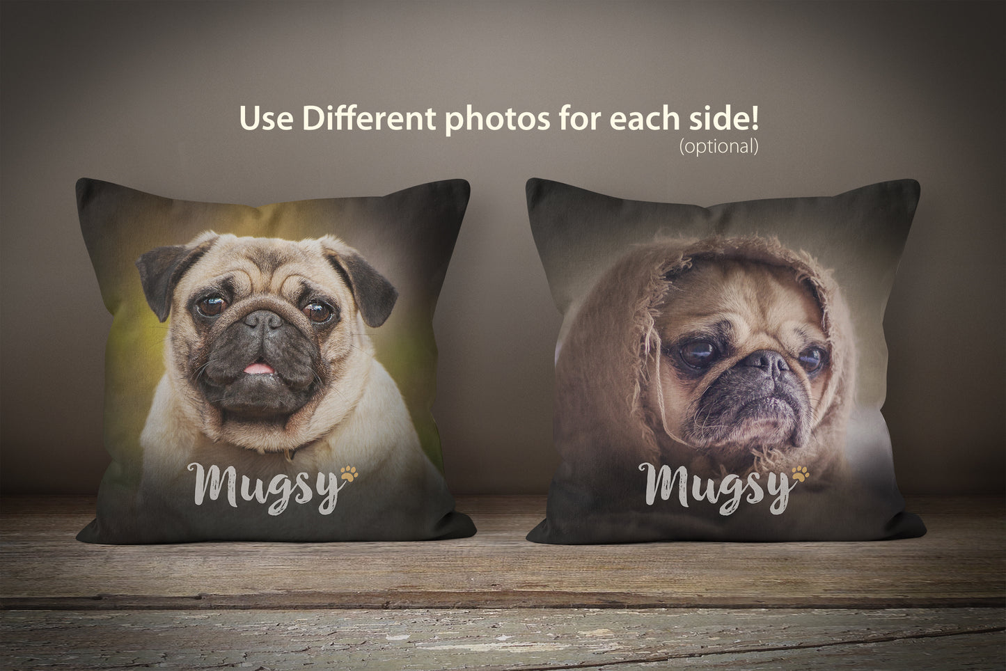 Custom Pet Photo Pillow